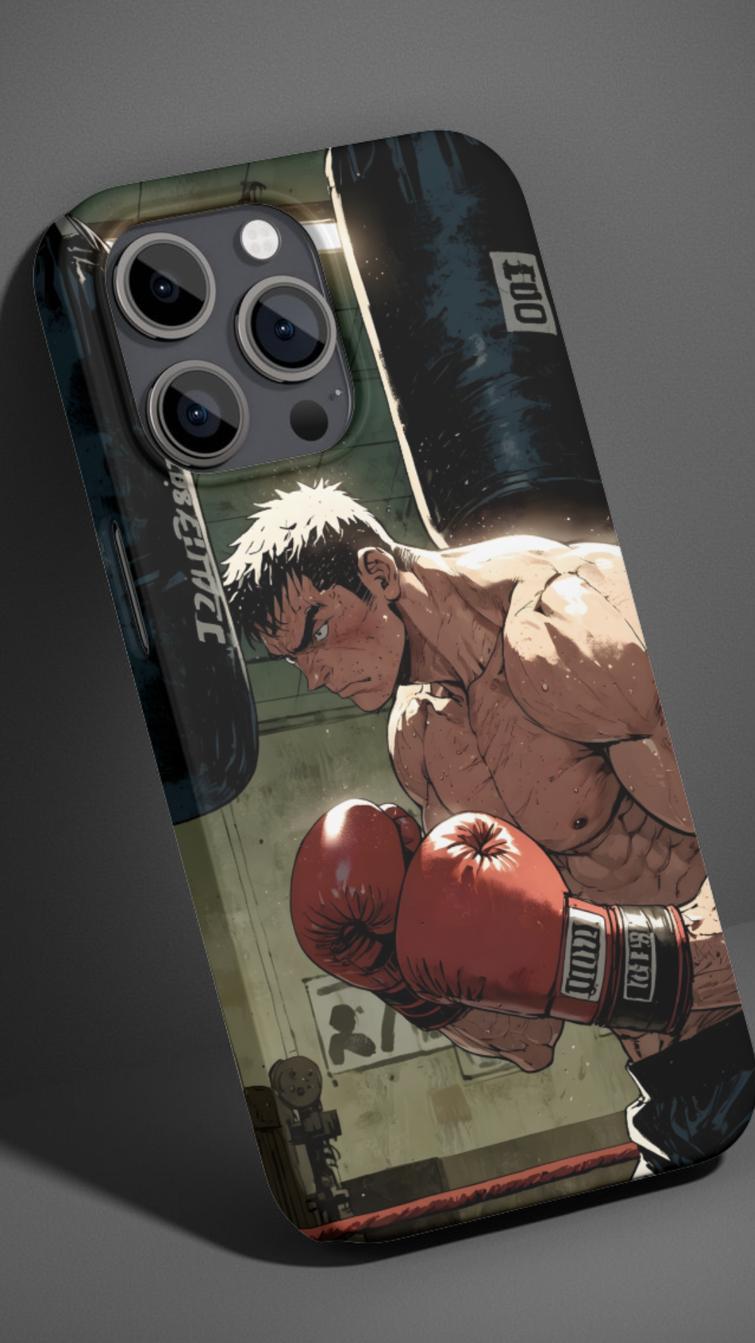 Anime Retro Style Boxing Guy Phone Case