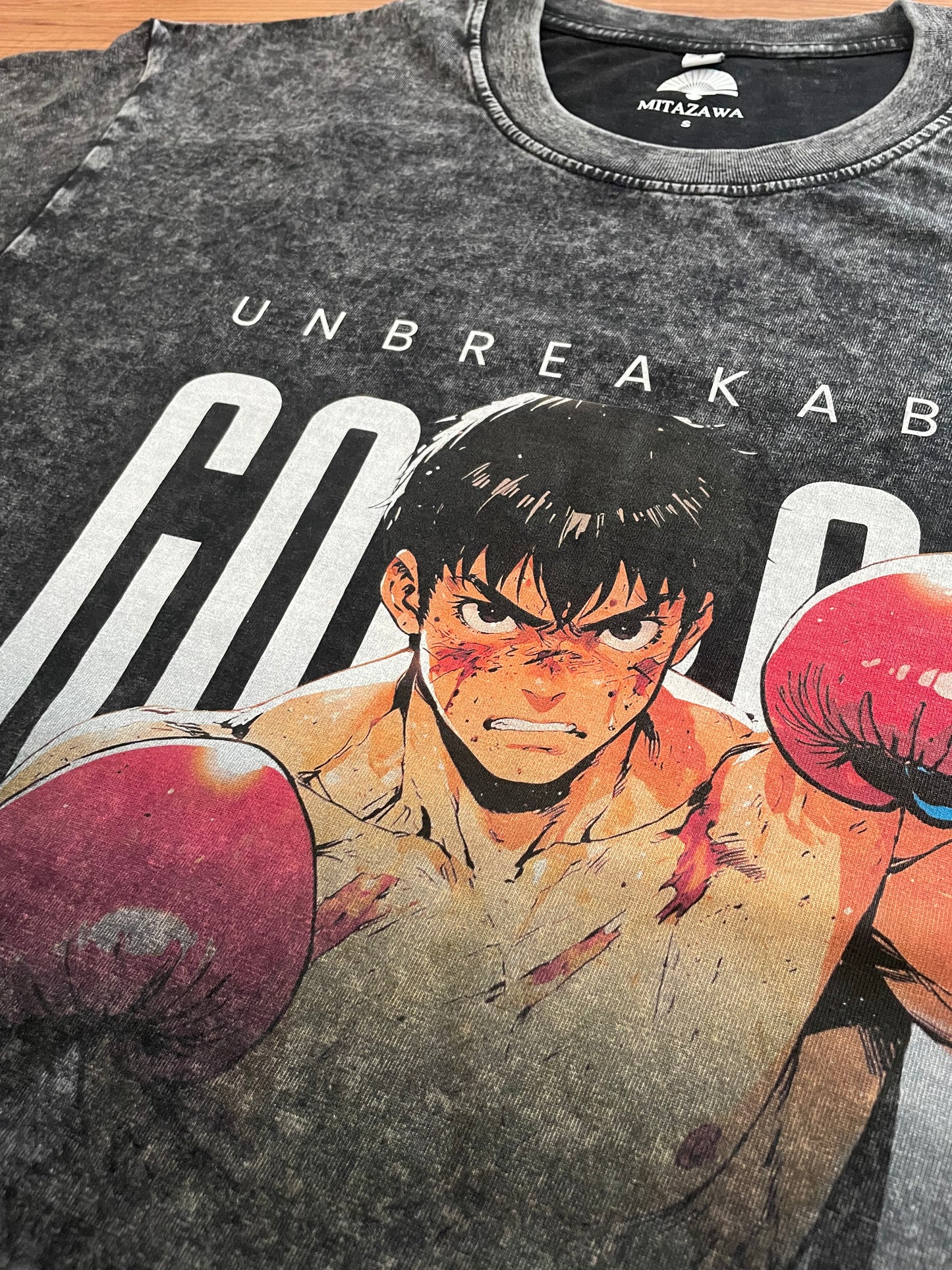 Retro Boxing Anime T-Shirt – Red Gloves Oversize T-Shirt