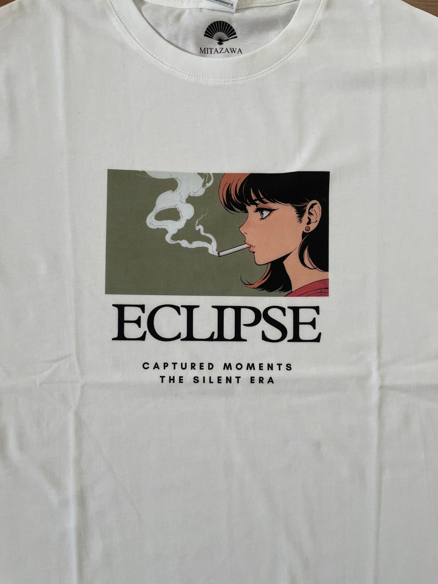 Retro Anime Women Cigarette Smoking T-Shirt